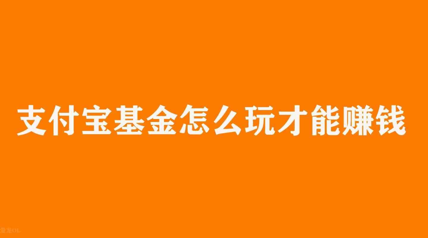 支付宝基金怎么玩新手入门10元（支付宝基金怎么玩才能赚钱新手入门）(图1)