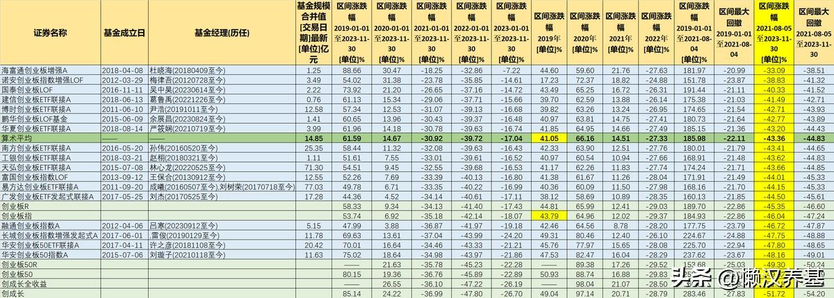 创业板指数基金排名前十名代码（创业板指数基金哪家强？）(图4)