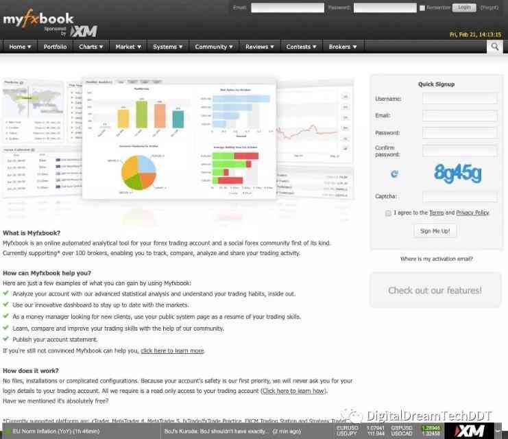 外汇平台历史资料查询（【myfxbook】国际权威分析机构 - DDT 完整数据查询！）(图1)