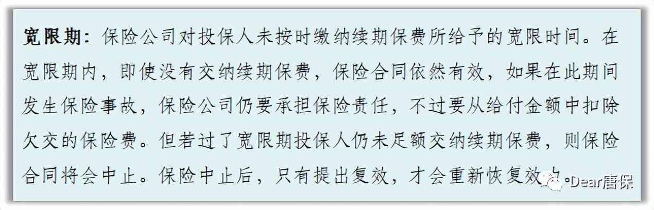 宽限期设定的初衷（让保险条款说人话：3大期——犹豫期、等待期、宽限期）(图9)