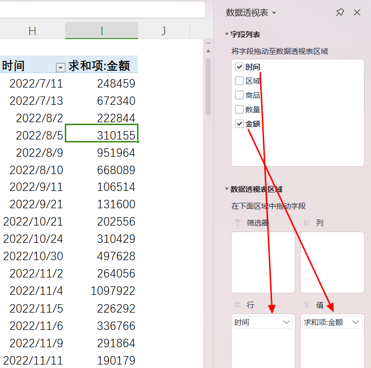 同比增速怎么计算（Excel数据透视表，计算环比和同比，你会么？）(图4)