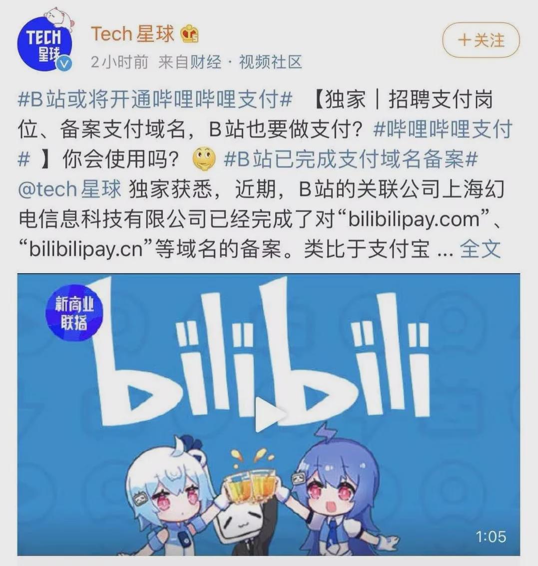 哔哩哔哩b币有什么用（B站被曝推出自己的“B付宝”，硬币能买东西了？）(图3)