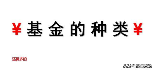 基金分类有哪些维度组成（基金学习笔记2-基金的种类）(图1)