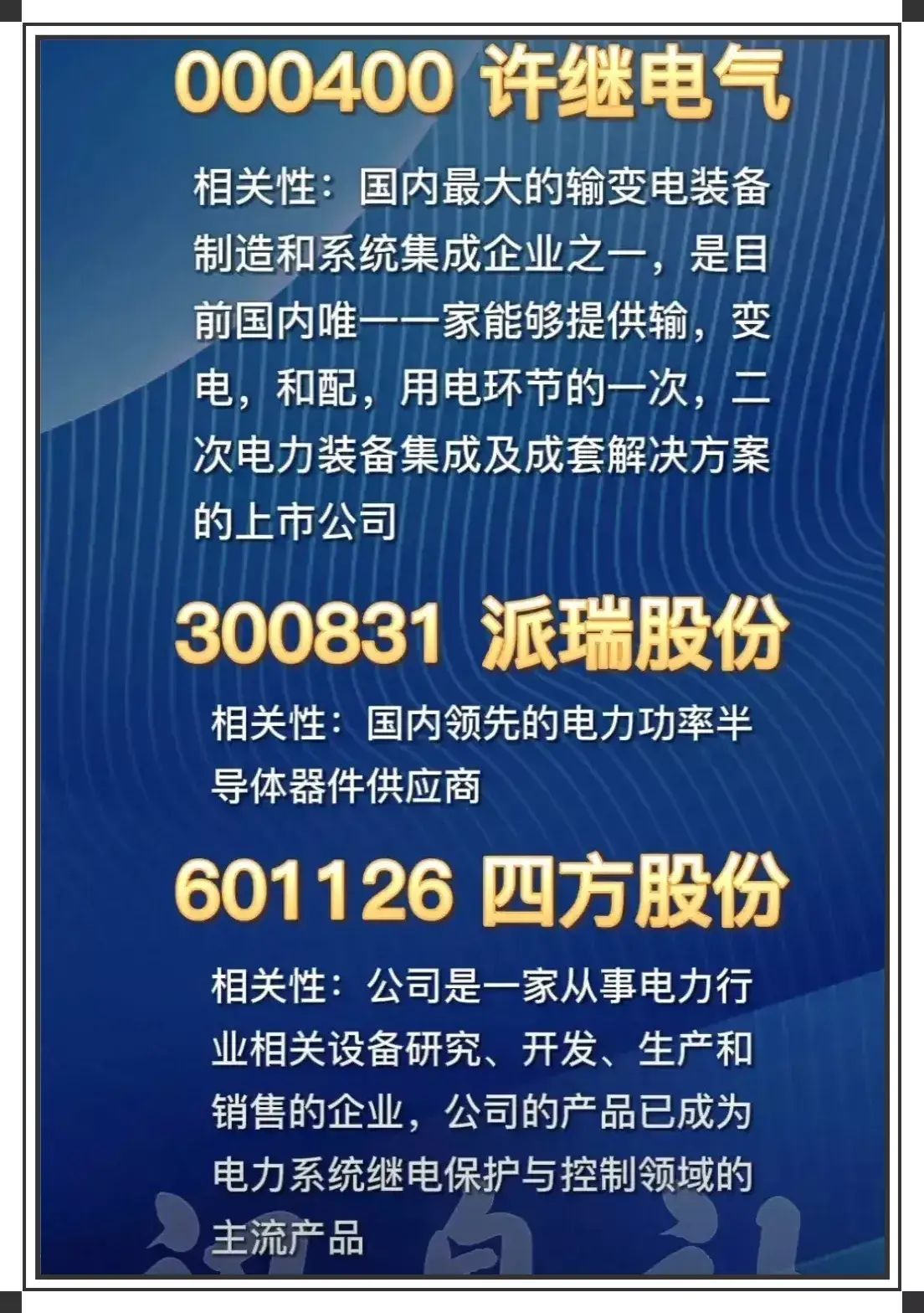 电力股票龙头股一览表最新（电力设备有望成为主流热点板块，相关特高压产业链龙头股一览）(图7)